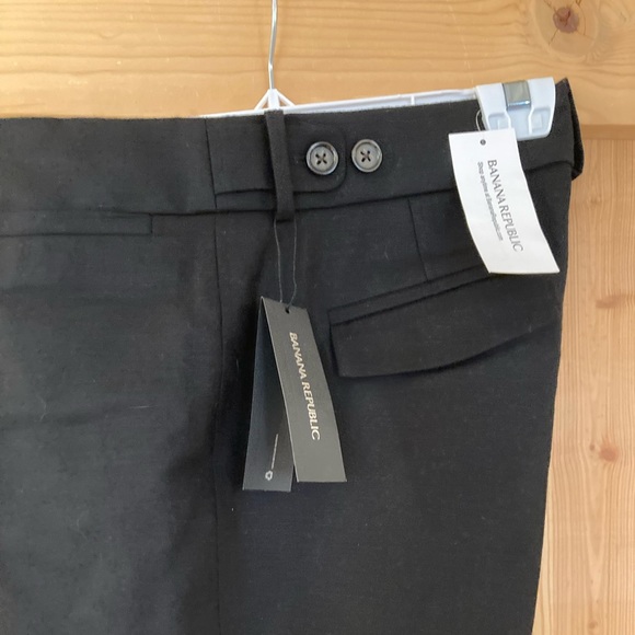 NWT Banana Republic Wool black lined slacks. - Picture 8 of 8